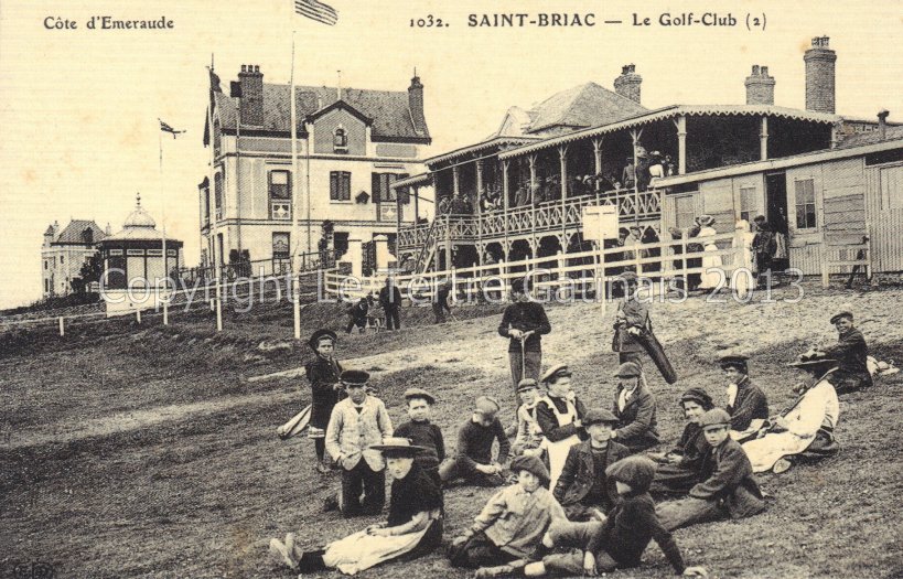 Saint Briac sur mer: l'ancien club house du Dinard Golf