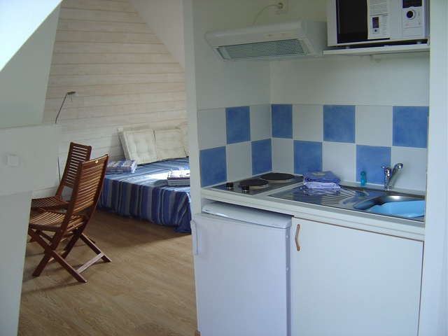gite bord de mer kitchenette