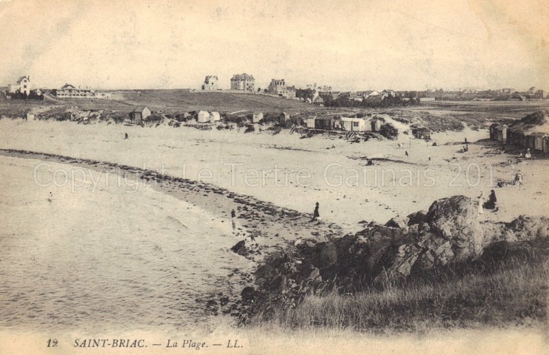 Saint Briac sur mer: la plage du Port Hue