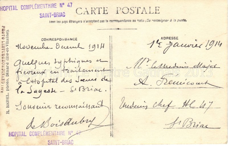 Saint Briac sur mer hopital complementaire 47 soeurs de la sagesse