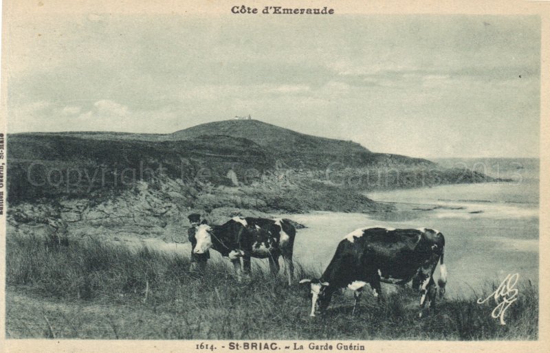 Saint Briac sur mer: la plage de Longchamp et la Garde Gu�rin