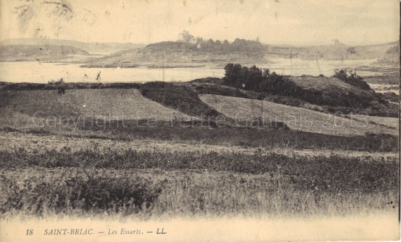 Saint Briac sur mer le Perron et les Essarts vus de Lancieux