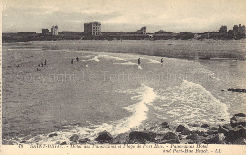 Saint Briac sur mer plage du Port Hue
