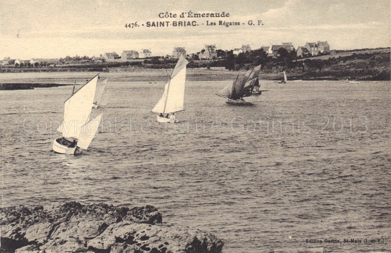 Saint Briac sur mer r�gates sur le Fr�mur